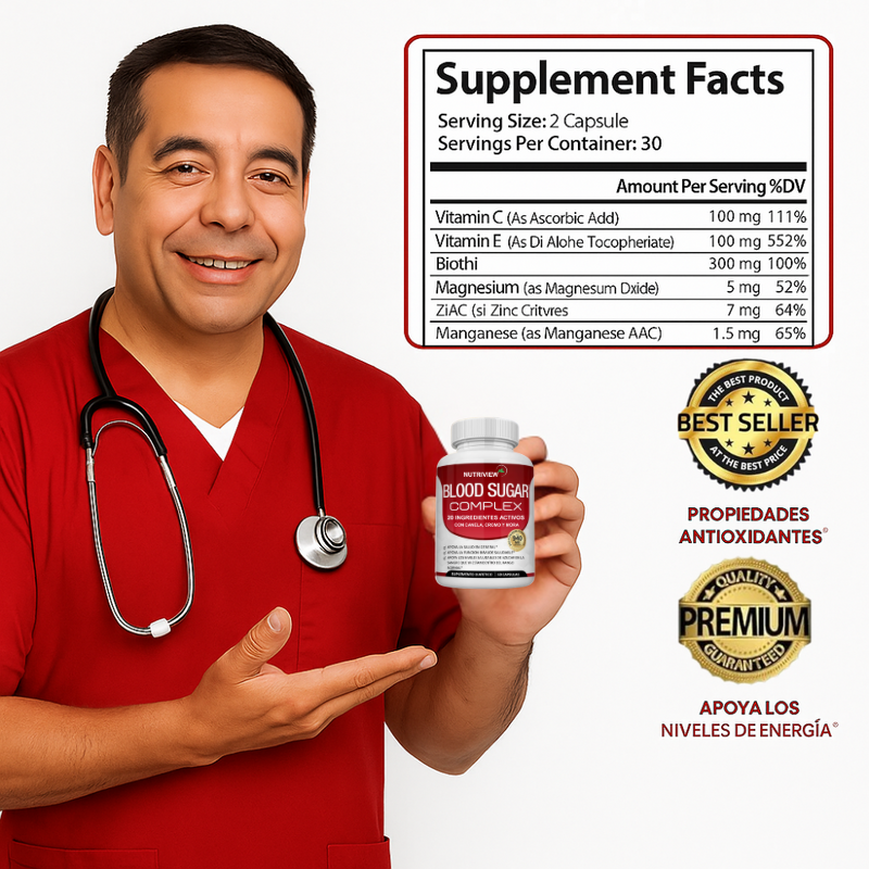 Suplemento Blood Sugar Complex